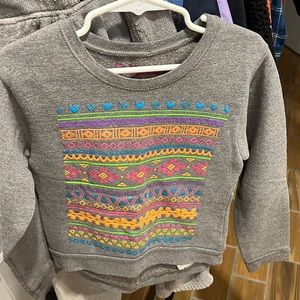 Hanes Grey Pattern Sweatshirt